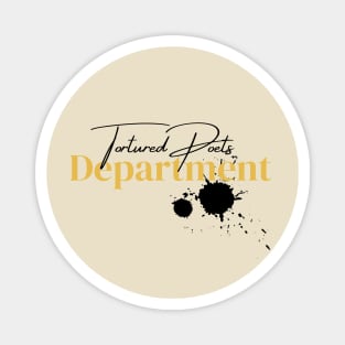 Tortured Poet Gold Magnet